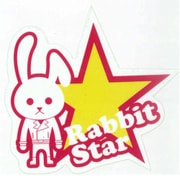 R808 [ステッカー Rabbit star]