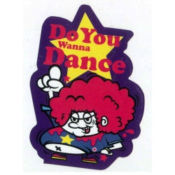 R812 [ステッカー Do you wanna dance]