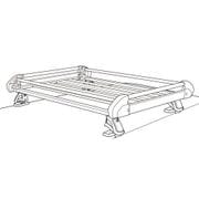 HE22B1 [ルーフキャリア Hseries 4本脚 長さ840×幅1175×全高242mm 汎用タイプ]