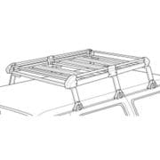 HH234B [ルーフキャリア Hseries 6本脚 長さ1540×幅1175×全高360mm 主な適合車種：エブリィ/ハイゼットカーゴハイルーフ]