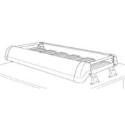 KF421B [トラックキャリア Kseries 4本脚 長さ825×幅1349×全高218mm 主な適合車種：デュトロ/ダイナ/トヨエースハイルーフ]