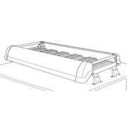 KF421C [トラックキャリア Kseries 4本脚 長さ825×幅1349×全高218mm 主な適合車種：デュトロ/ダイナ/トヨエース標準ルーフ]