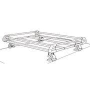 PE22A1 [ルーフキャリア Pseries 4本脚 長さ830×幅1150×全高222mm 汎用タイプ]