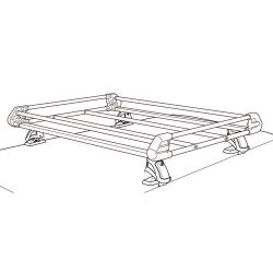 PE22B1 [ルーフキャリア Pseries 4本脚 長さ830×幅1150×全高222mm 汎用タイプ]