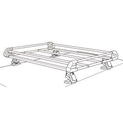 PE22D1 [ルーフキャリア Pseries 4本脚 長さ830×幅1150×全高222mm 汎用タイプ]