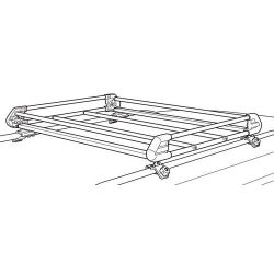 PR42 [ルーフキャリア Pseries 4本脚 長さ830×幅1330×全高141mm 主な適合車種：汎用タイプ（ルーフレール付車用）]
