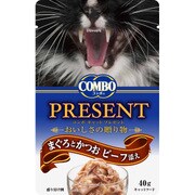 コンボキャットパウチまぐろとかつおビーフ添え40g [キャットフード]