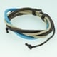 本革コットンブレスレット ライトブルー T171LBL