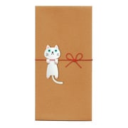 ねこの祝儀袋 ブラウン MP188