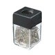 マグネットディスペンサー ゼムクリップ小50g入り No.130 黒 258-54