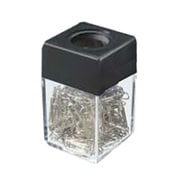 マグネットディスペンサー ゼムクリップ小50g入り No.130 黒 258-54