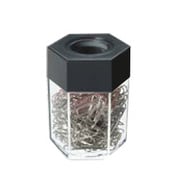 マグネットディスペンサー ゼムクリップ小50g入り No.150 黒 258-69