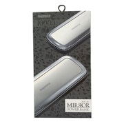 モバイルバッテリー MIRROR リチウムポリマーバッテリー 10000mAh 2.1A出力 シルバー