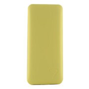 モバイルバッテリー Soda リチウムポリマーバッテリー 6400mAh 2.1A出力 イエロー