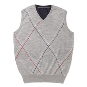 16FW 1651 ニットベスト リバーシブル GY-M