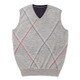 16FW 1651 ニットベスト リバーシブル GY-LL
