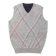 16FW 1651 ニットベスト リバーシブル GY-3L