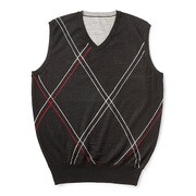 16FW 1651 ニットベスト リバーシブル BK-M