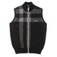 16FW 1652 ニットベスト ジップ BK-L