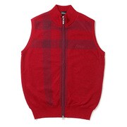 16FW 1652 ニットベスト ジップ RD-S
