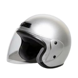 ジェットヘルメット シルバーメタリック KC-350 7202