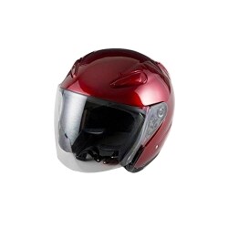 エアロフォルムジェットヘルメット レッド A-221 M 722003