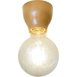 LEDフィラメント球付小型シーリングライト 簡単取り付け ナチュラル SCE-131NA