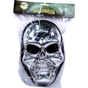ハロウィン シルバーマスク スカル