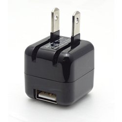 FUSB-AC110BK [USB充電器 1A 5W ブラック]