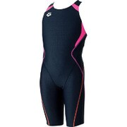 ARN-4020WJ-NVFP-R140 [UROKOSKIN ジュニア ハーフスパッツ （着やストラップ） R140 ネイビー×Fピンク]