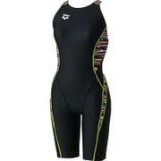 ARN-6065W-BKMT-L [AQUA RACING（アクア レーシング） セイフリーバックスパッツ（着やストラップ） レディース Lサイズ ブラック×マルチ]