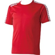 ARN6331-RED-O [チームラインTシャツ ユニセックス Oサイズ レッド]