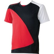 ARN6332-BRW-S [Tシャツ ユニセックス Sサイズ ブラック×レッド×ホワイト]