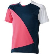 ARN6332-DPW-SS [Tシャツ ユニセックス SSサイズ ダークネイビー×ピンク×ホワイト]