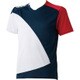 ARN6332-DWR-L [Tシャツ ユニセックス Lサイズ ダークネイビー×ホワイト×レッド]