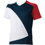 ARN6332-DWR-M [Tシャツ ユニセックス Mサイズ ダークネイビー×ホワイト×レッド]