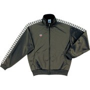ARN9307-DGRN-SS [トレーニングジャケット SS Dグリーン×ホワイト×Dグリーン]