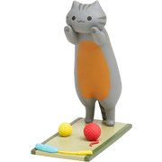 アイキャット スマホスタンド とびかかり 灰トラ