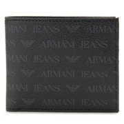 二つ折り財布 PVC ブラック ARMANI JEANS-938540/CC996