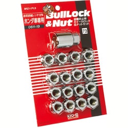 ホイール用品 0611-19 ブルロック 貫通タイプ 19HEX M12xP1.5
