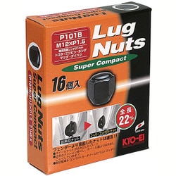 ホイール用品 P101B-16P LugNut Super Compact 16PCS