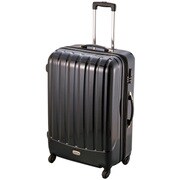 スーツケース ダブルファスナータイプ L 旅行日数目安：1週間以上 100L/115L TSAロック搭載 ブラック MT-3565