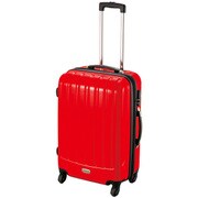 スーツケース ダブルファスナータイプ M 旅行日数目安：4泊～7泊 60L/70L TSAロック搭載 レッド MT-3572