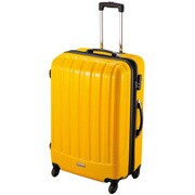 スーツケース ダブルファスナータイプ L 旅行日数目安：1週間以上 100L/115L TSAロック搭載 イエロー MT-3580