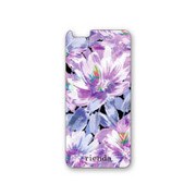 72166 [Bright flower パープル iPhone 6/6s専用背面ガラス]