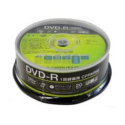 DVD-R CPRM 録画用 1-16倍速 20枚スピンドル GH-DVDRCA20