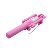 自撮りスティック コンパクトタイプ ピンク JB-02R/PK