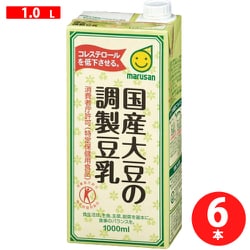 国産大豆の調製豆乳 1000ml×6 [特定保健用食品]