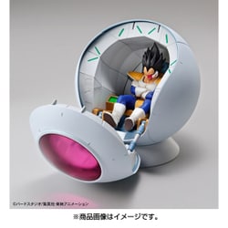 ドラゴンボール サイヤ人の宇宙船ポッド 3個セット 中古】【未組立】Figure-rise Mechanics サイヤ人の宇宙船ポッド