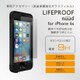 XSHELTER LIFEPROOF nuud for iPhone 6s専用 液晶保護強化ガラスフィルム [ラウンドエッジ 強化ガラススクリーンプロテクター]